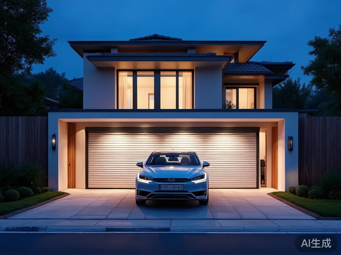 还在手动摇？智能电动卷帘门已成新宠，一键开启便捷与安全新生活！(图1)